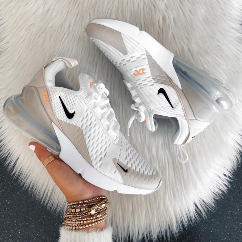 Nike Air Max 270 Summit White Desert Sand size 8.5